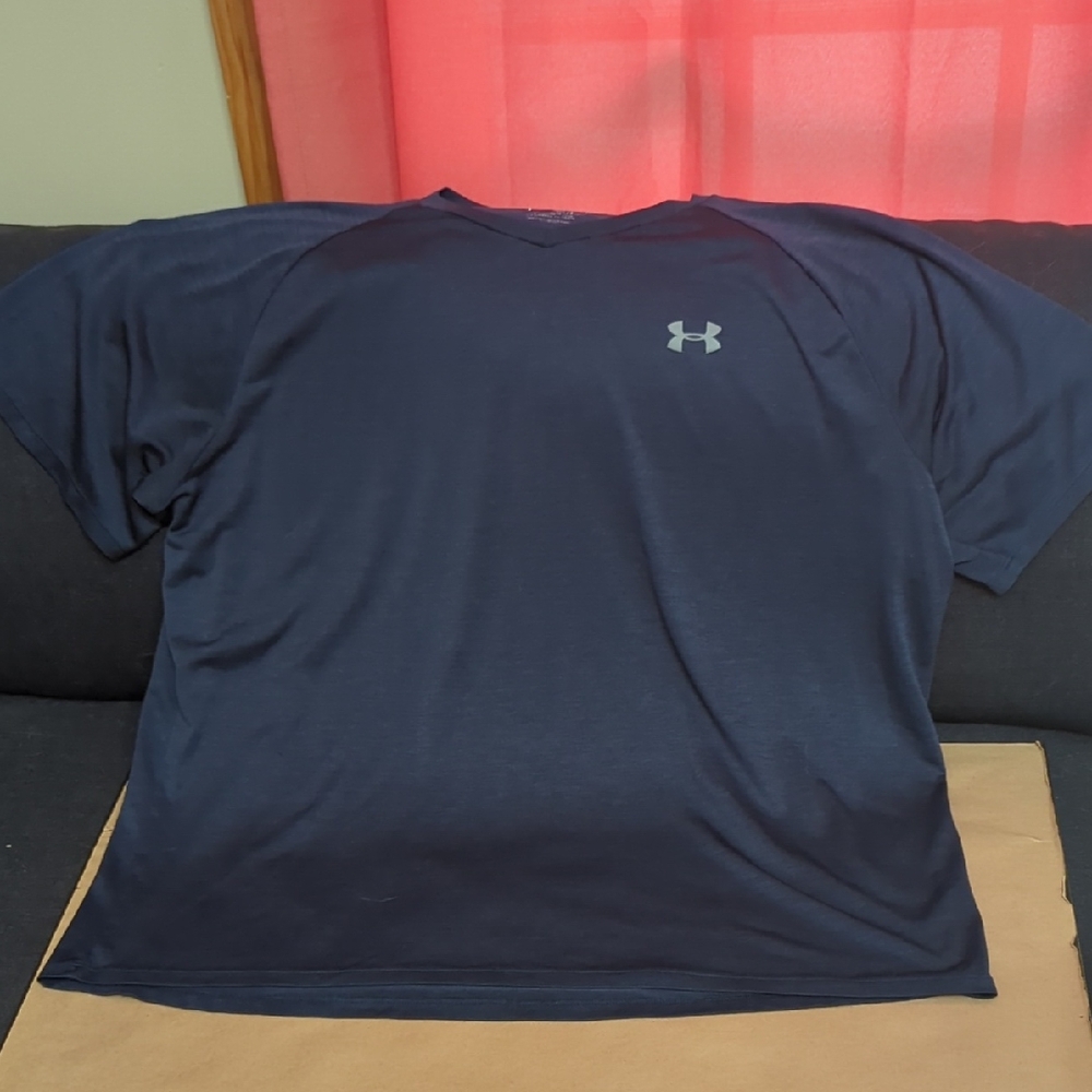 Under Armour Men's Navy Short Sleeve Tee
